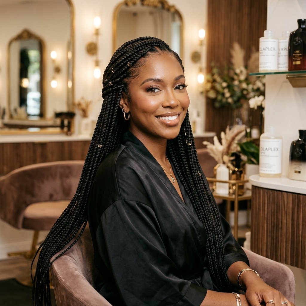 Small Knotless Braids